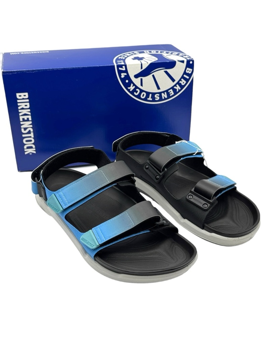 Birkenstock Tatacoa Adventure Sandals – Sky Blue Ombre Size 45 EU